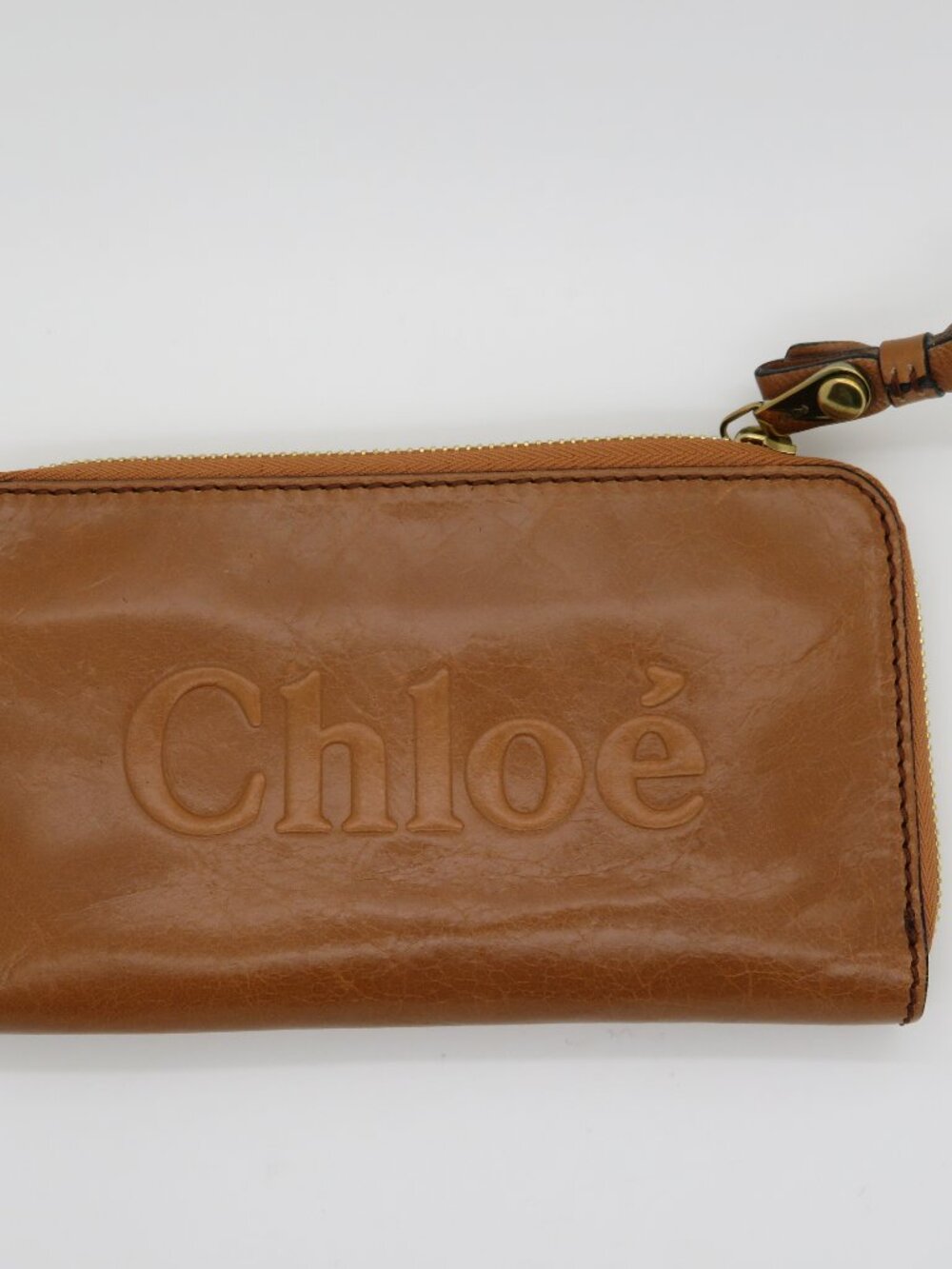 Chloé Nutmeg Brown Sheepskin Leather Wallet